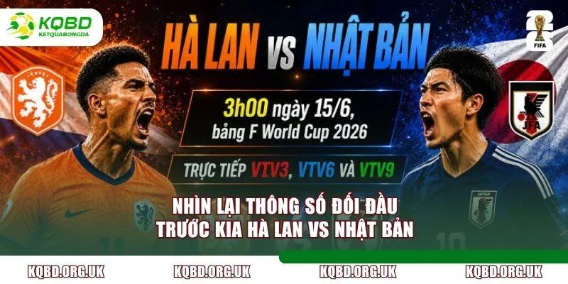 Nhìn lại thông số đối đầu trước kia Hà Lan vs Nhật Bản